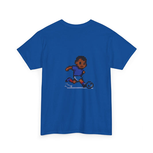France Pixel Soccer Tee — Retro 8‑Bit Football Shirt