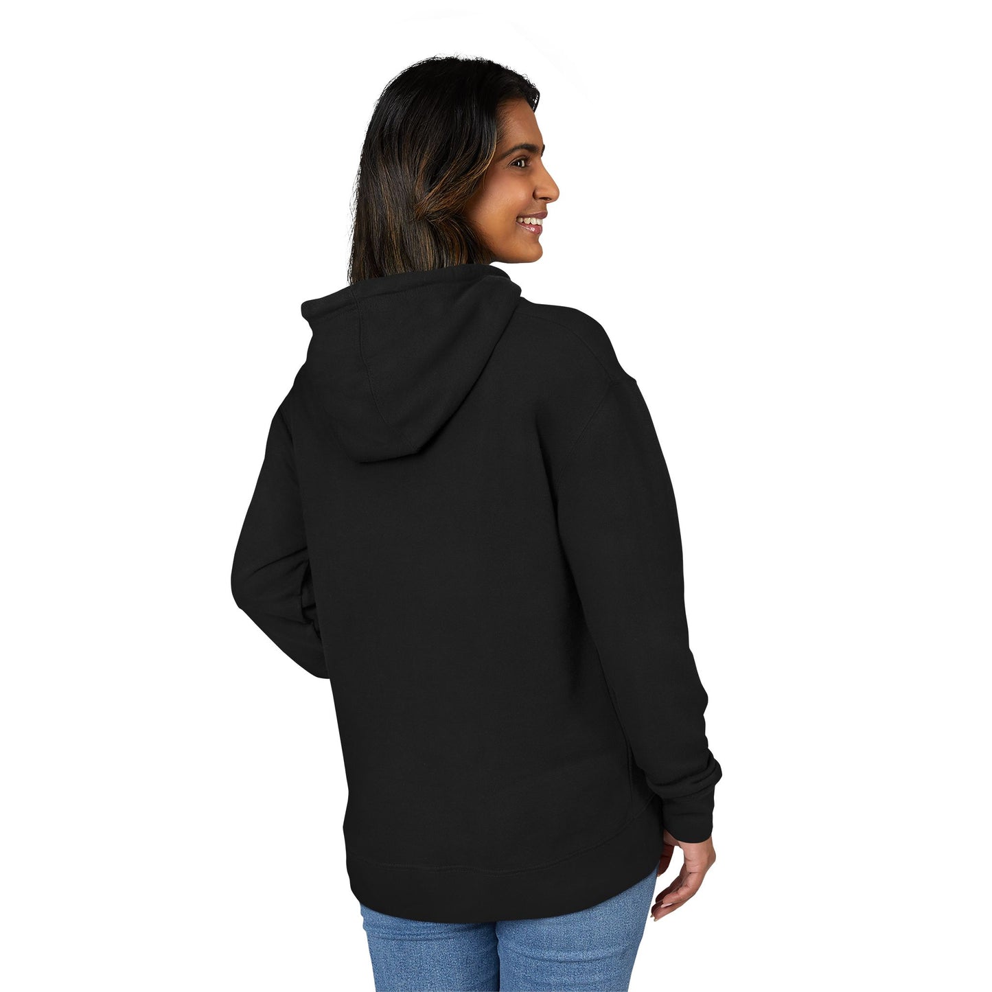 Minimalist Black Square Hoodie - Tbilisi Streets