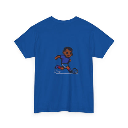 France Pixel Soccer Tee — Retro 8‑Bit Football Shirt