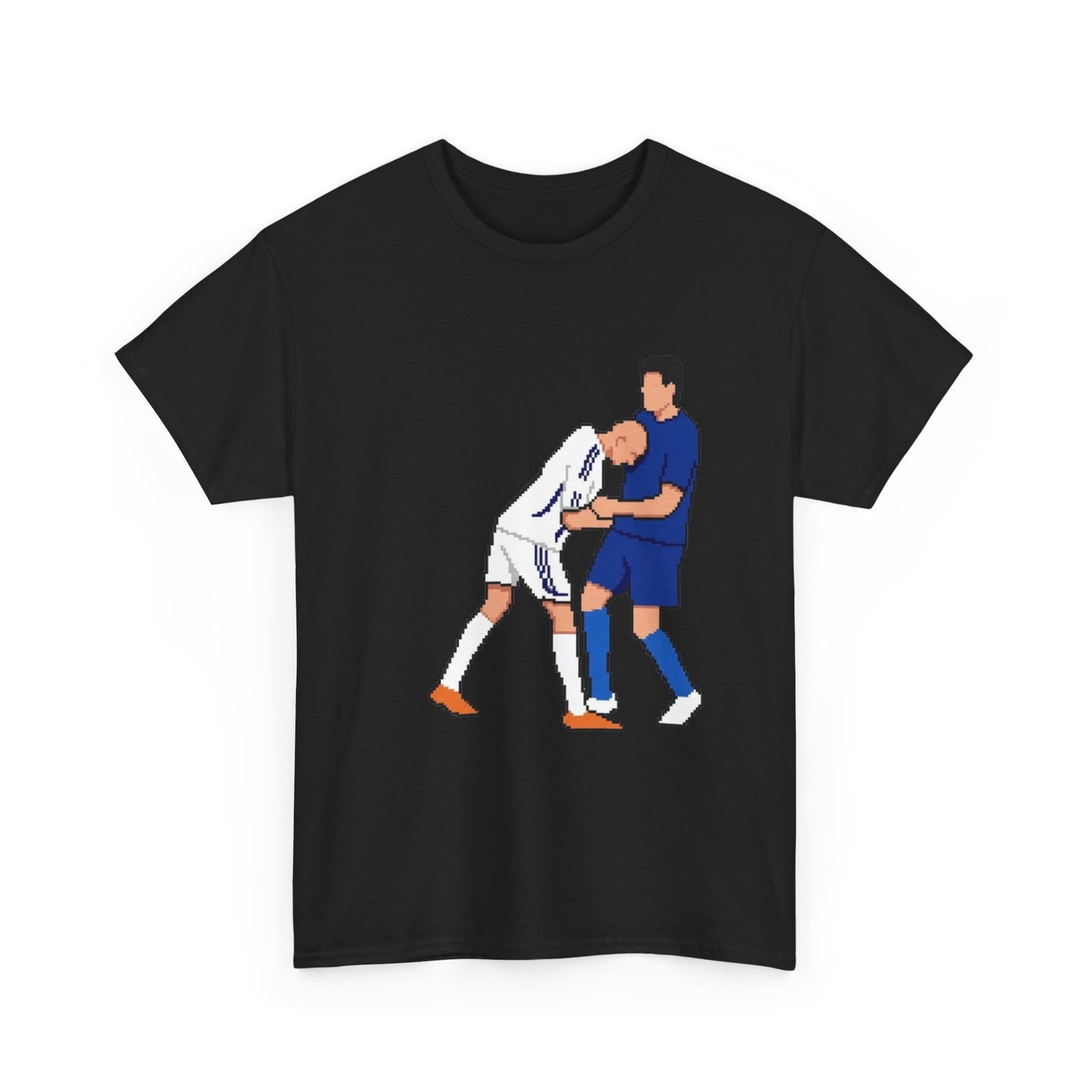 Football Players T-Shirt — Cartoon Football Headbutt Illustration