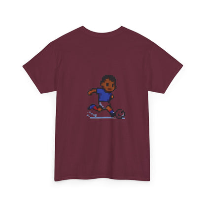 France Pixel Soccer Tee — Retro 8‑Bit Football Shirt