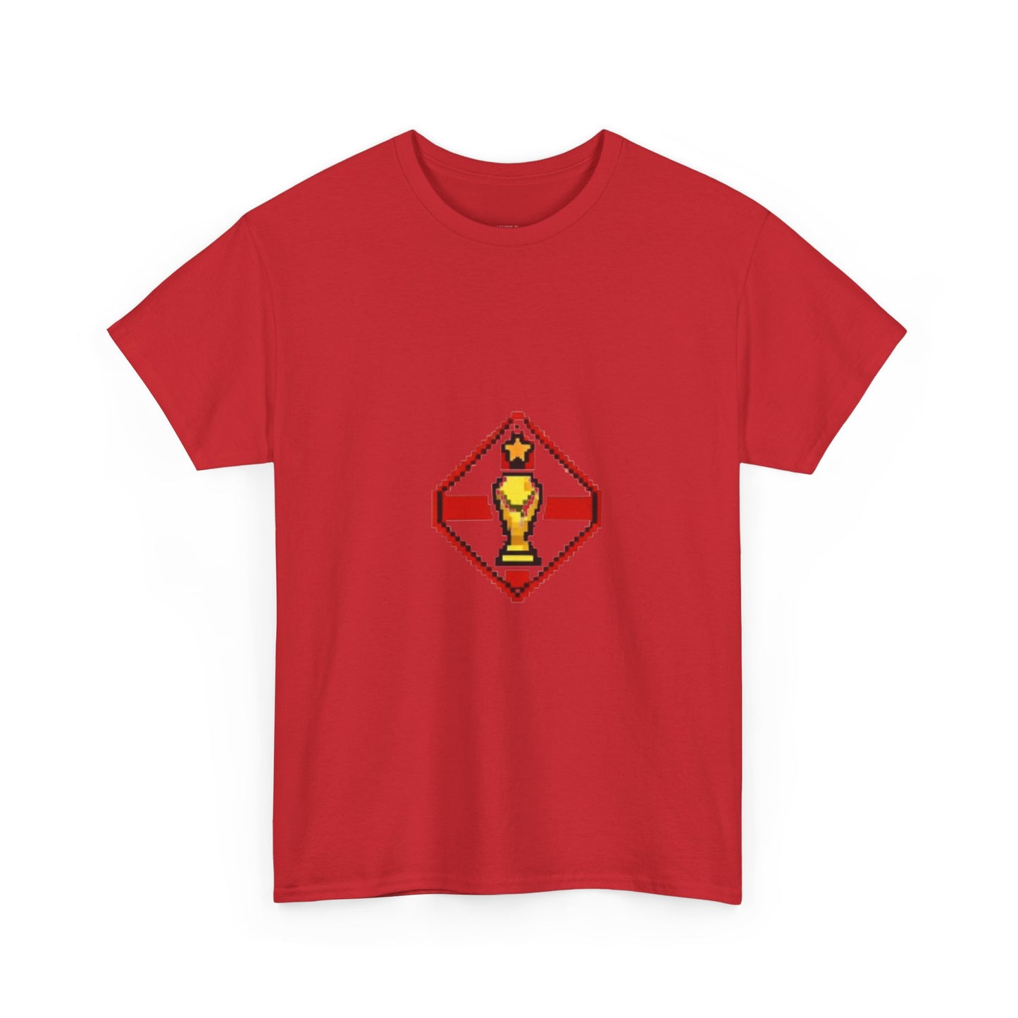 England Pixel Soccer Tee — Retro 8‑Bit Football Shirt