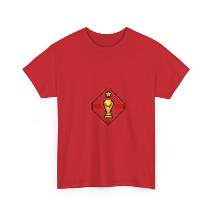 England Pixel Soccer Tee — Retro 8‑Bit Football Shirt