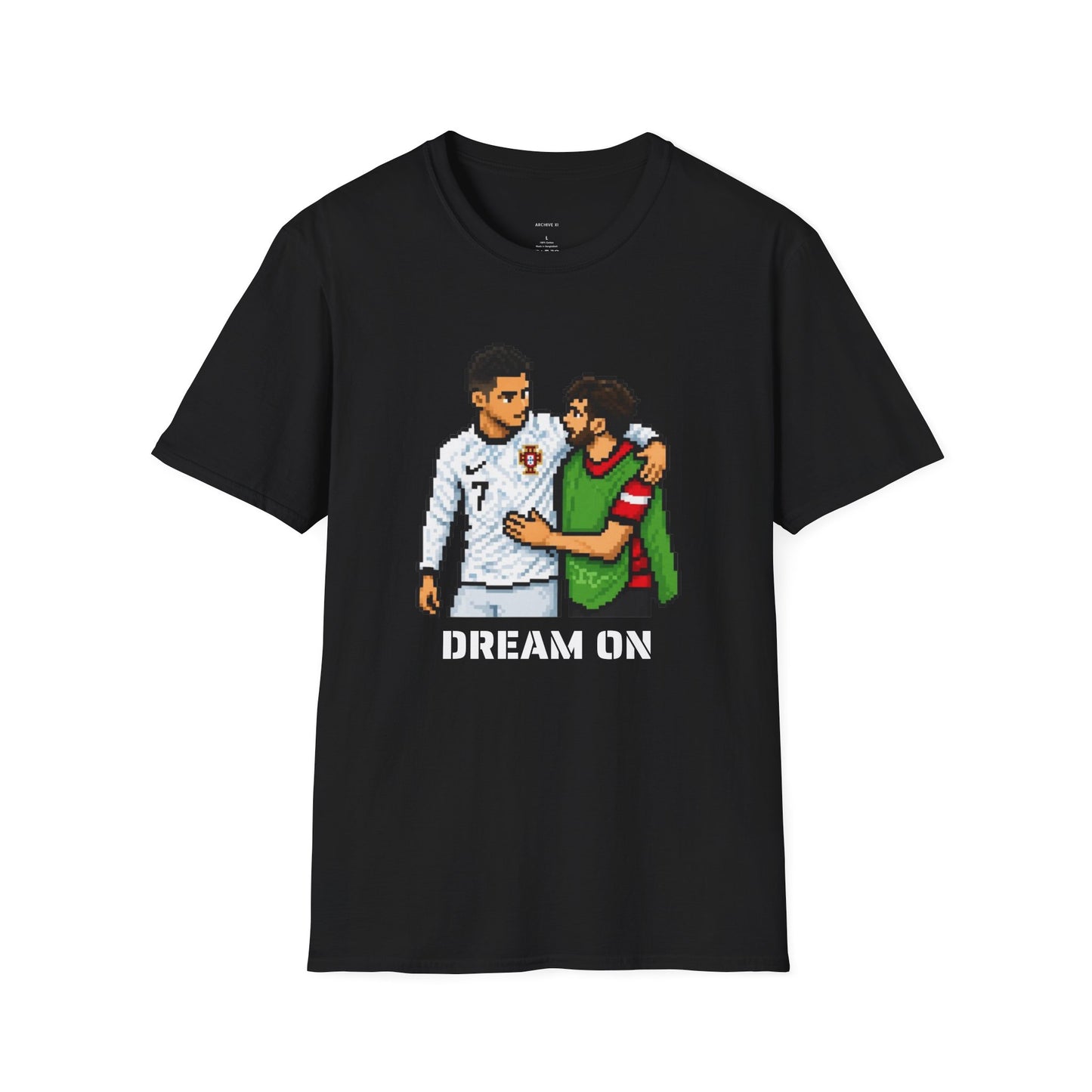 Dream On Football Pixel Art T-Shirt