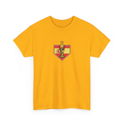 Spain Pixel Soccer Tee — Retro 8‑Bit Football Shirt