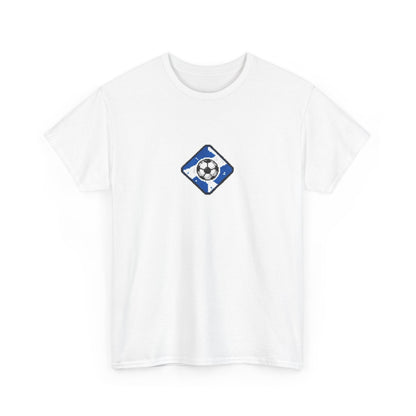 Scotland Pixel Soccer Tee — Retro 8‑Bit Football Shirt