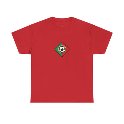 Portugal Pixel Soccer Tee — Retro 8‑Bit Football Shirt