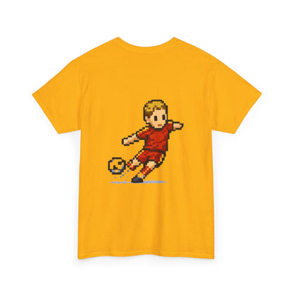 Spain Pixel Soccer Tee — Retro 8‑Bit Football Shirt