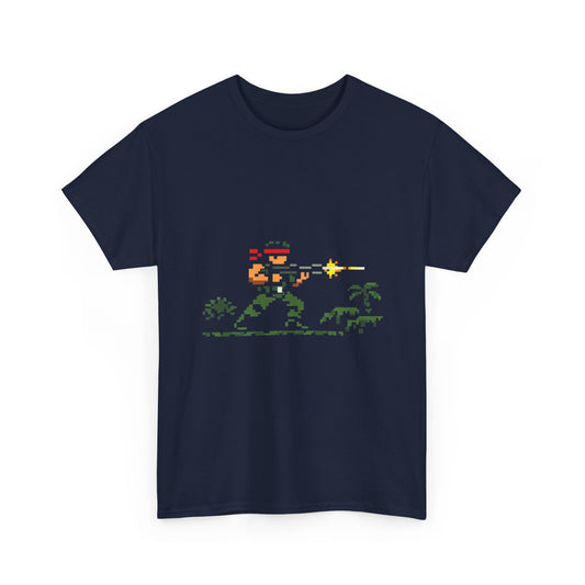 Pixel Soldier Tee — Retro 8‑Bit Action Video Game T‑Shirt