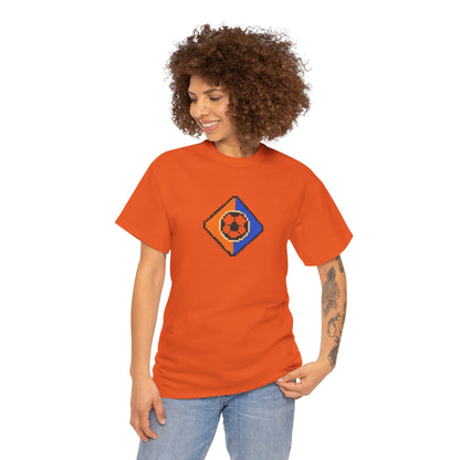 Netherlands Pixel Soccer Tee — Retro 8‑Bit Football Shirt