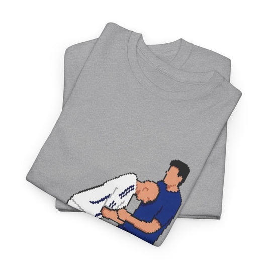 Football Players T-Shirt — Cartoon Football Headbutt Illustration