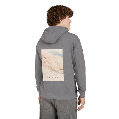Tbilisi Marble Graphic Hoodie — Minimalist Aesthetic Pullover