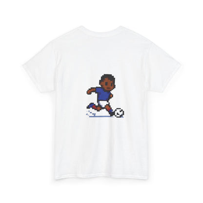 France Pixel Soccer Tee — Retro 8‑Bit Football Shirt