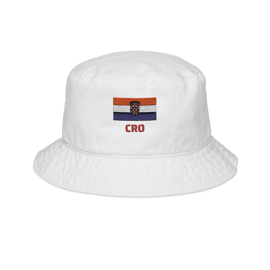 Croatia Bucket Hat — CRO Football Fan Hat