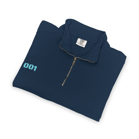 Archive XI Quarter‑Zip Sweatshirt — Drop 001