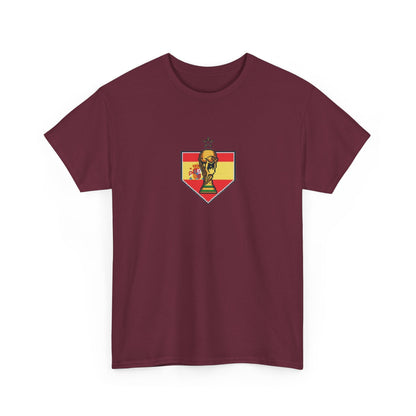 Spain Pixel Soccer Tee — Retro 8‑Bit Football Shirt