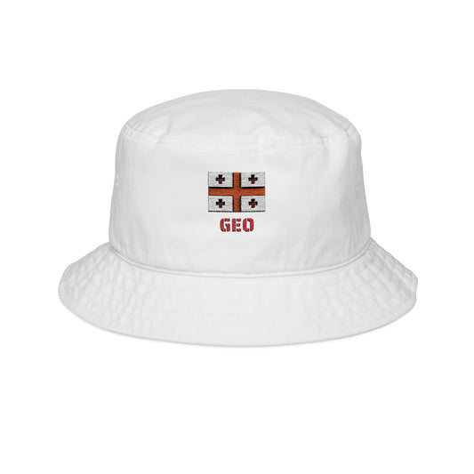 Geo Bucket Hat – Georgian Football Fan Hat
