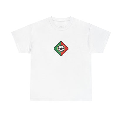 Portugal Pixel Soccer Tee — Retro 8‑Bit Football Shirt