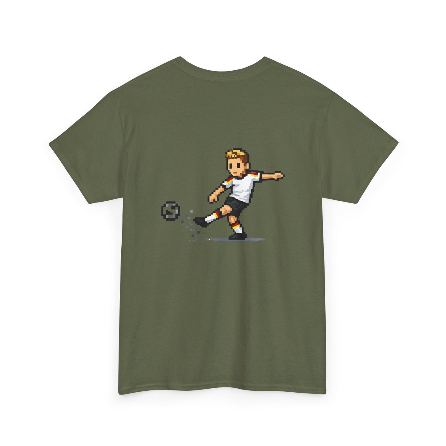 Germany Pixel Soccer Tee — Retro 8‑Bit Football Shirt