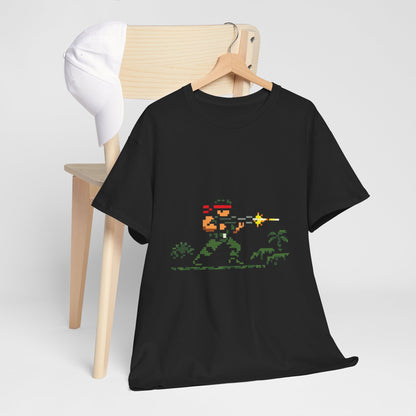 Pixel Soldier Tee — Retro 8‑Bit Action Video Game T‑Shirt