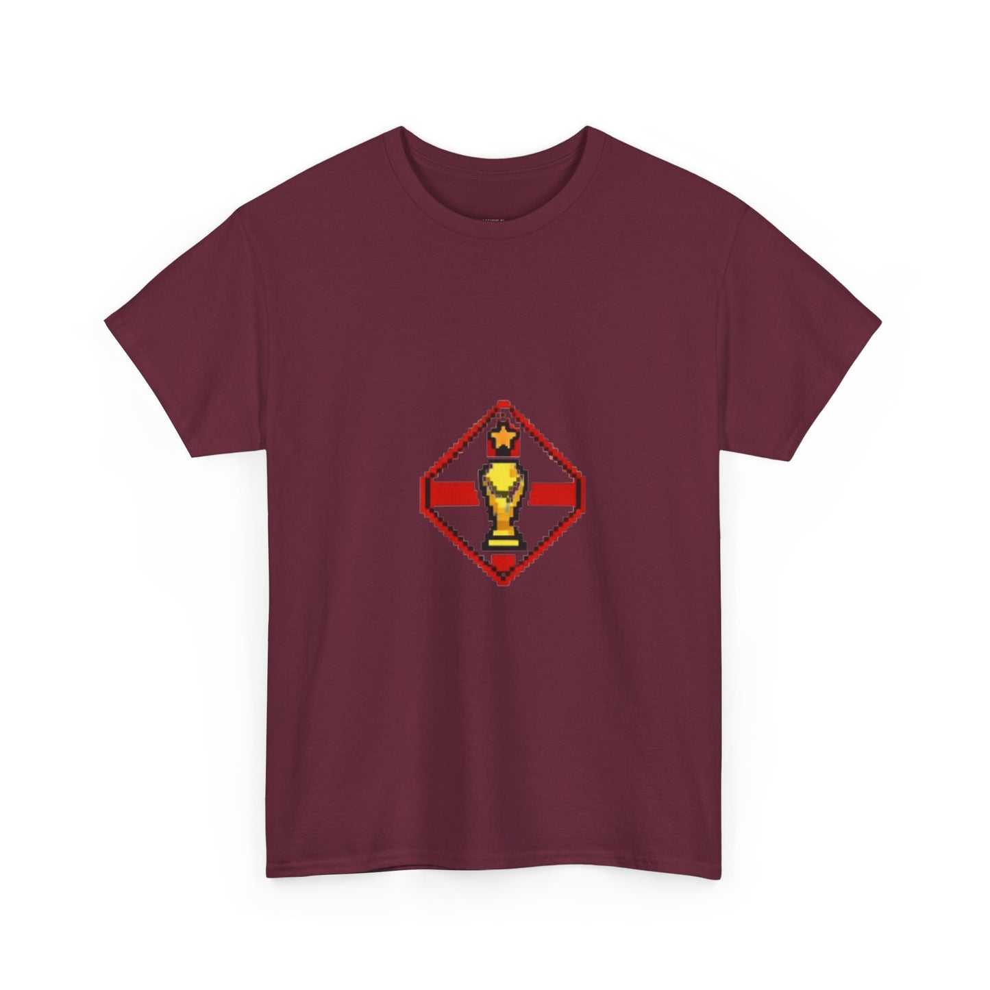 England Pixel Soccer Tee — Retro 8‑Bit Football Shirt