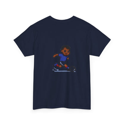 France Pixel Soccer Tee — Retro 8‑Bit Football Shirt