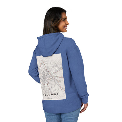 Hoodie — Cologne Metro Map Graphic Pullover