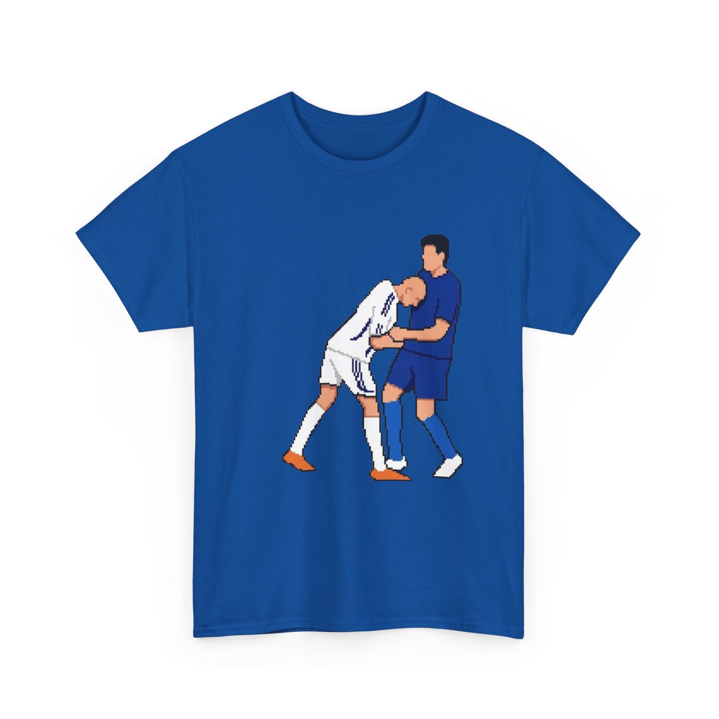Football Players T-Shirt — Cartoon Football Headbutt Illustration