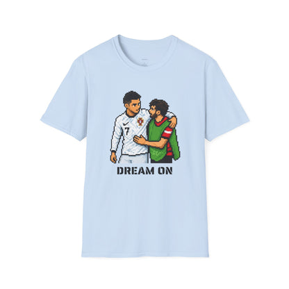 Dream On Football Pixel Art T-Shirt