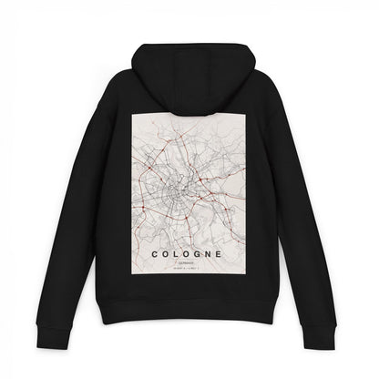 Hoodie — Cologne Metro Map Graphic Pullover
