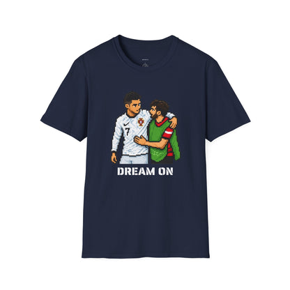 Dream On Football Pixel Art T-Shirt