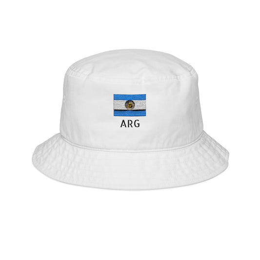 Argentina Bucket Hat — ARG Football Fan Hat