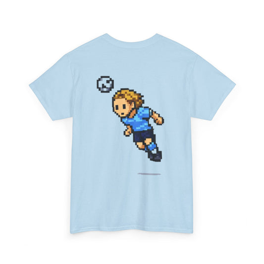 Uruguay Pixel Soccer Tee — Retro 8‑Bit Football Shirt