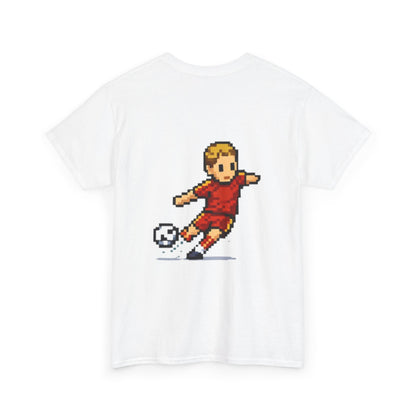 Spain Pixel Soccer Tee — Retro 8‑Bit Football Shirt