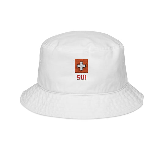 Swiss Bucket Hat — SUI Football Fan Hat